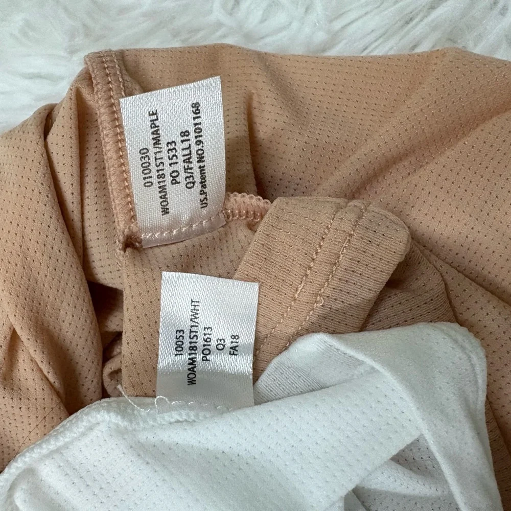 Tommy John White and Tan Camisole Tops Bundle